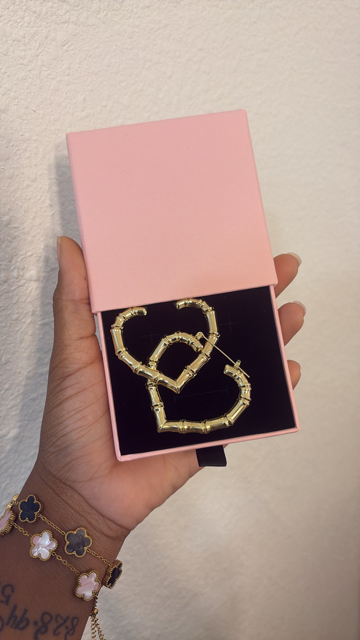 Heart Hoop Earrings