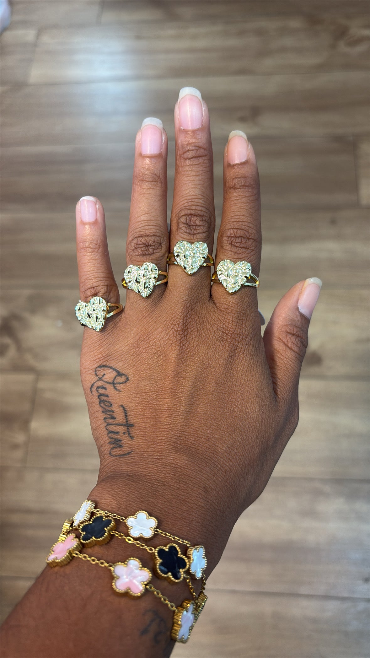 Heart Nugget Ring