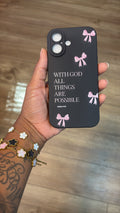 MATTHEW19:26 PHONE CASE